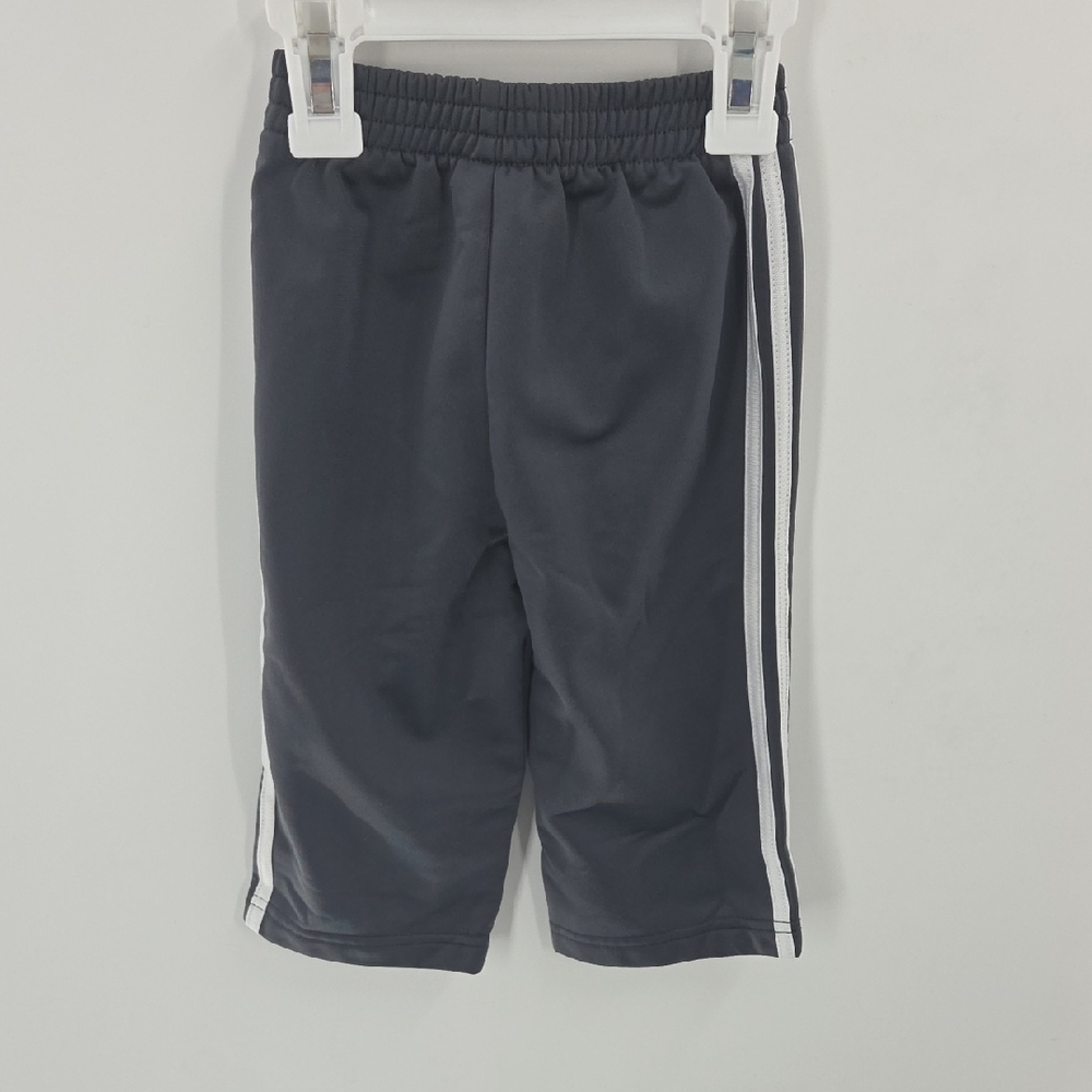 Adidas Kids Tracksuit - Dark Gray with White Stripes - Picture 11 of 15